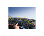 Car dashboard noise insulation For Mercedes New E Class 2016-2019 - Image 9