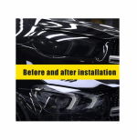 Car headlights protection film For Mercedes GLE 2020 / Black Color - Image 3