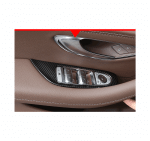 Control buttons frame for windows and car mirrors For Mercedes New E Class 2016-2019 ( 4 Pieces )  / Carbon Color - Image 2