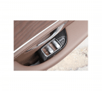 Control buttons frame for windows and car mirrors For Mercedes New E Class 2016-2019 ( 4 Pieces )  / Carbon Color - Image 3