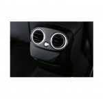 Rear air conditioner vents frame For Mercedes New C Class 2016-2019 ( 2 Pieces ) / Glossy Black Color - Image 2