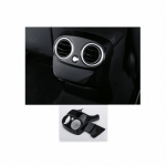 Rear air conditioner vents frame For Mercedes New C Class 2016-2019 ( 2 Pieces ) / Glossy Black Color