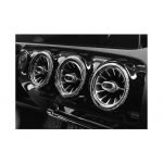 Outer frame for air conditioning vents For Mercedes A Class 2019-2020 /  Silver Color ( 5 Pieces )