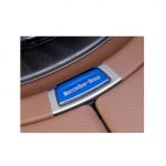 Center console opening button cover For Mercedes New E Class 2016-2019 /  Blue Color - Image 4
