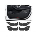 Car interior door cover For Mercedes New E Class 2016-2019 / Black Color