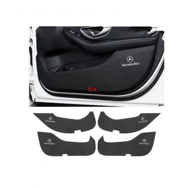 Car interior door cover For Mercedes New E Class 2016-2019 / Black Color