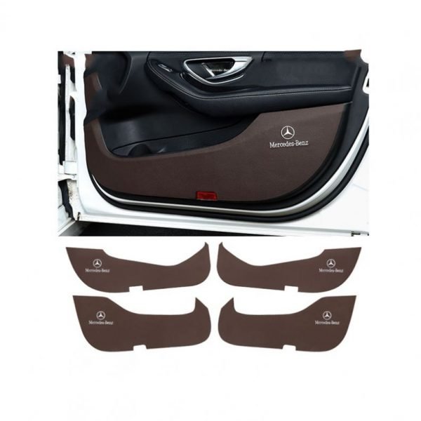 Car interior door cover For Mercedes New E Class 2016-2019 / Brown Color