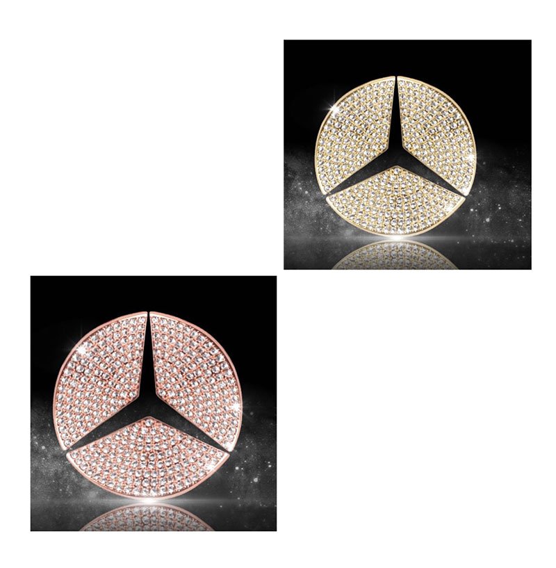 addsadas Accessory to decorate the rear Mercedes logo For Mercedes New E Class 2016-2019 - Image 1