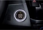 Engine start button switch frame for all types of Cars - FZ100 - Silver