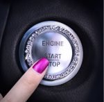 Engine start button switch frame for all types of Cars - FZ100 - Silver - Image 4