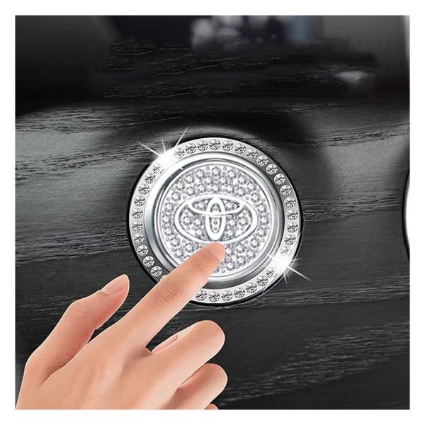 Engine start button cover and frame suitable for Toyota cars - QR100