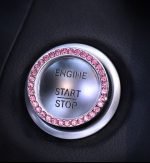 Engine start button switch frame for all types of Cars - FZ100 - Pink - Image 3