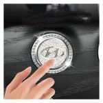 غطاء واطار زرار تشغيل المحرك مناسب لسيارات هيونداي - QR100
