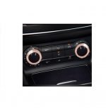 Cover Air conditioning control button For Mercedes  GLA 2016-2019 ( 2 Pieces )  /  Rose Gold Color