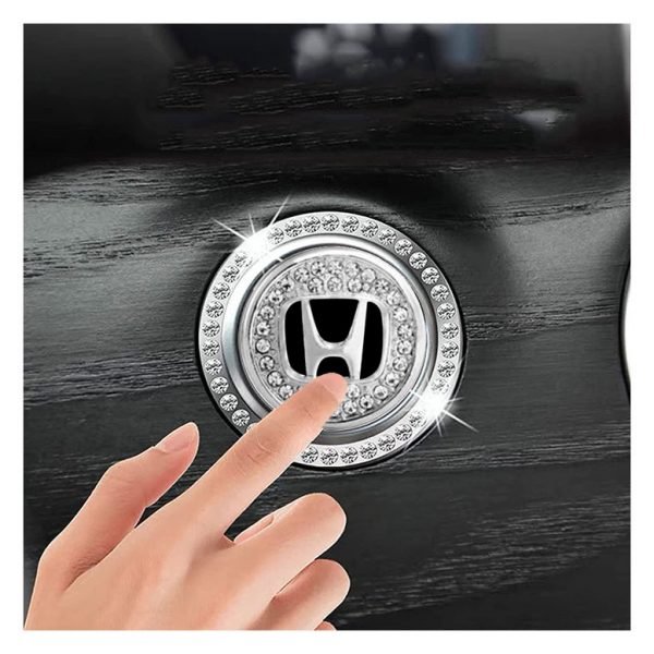 Engine start button cover and frame suitable for Honda cars - QR100