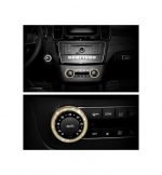 Cover Air conditioning control button For Mercedes  GLE 2015-2017 Large ( 2 Pieces )  /  Gold Color - Image 2
