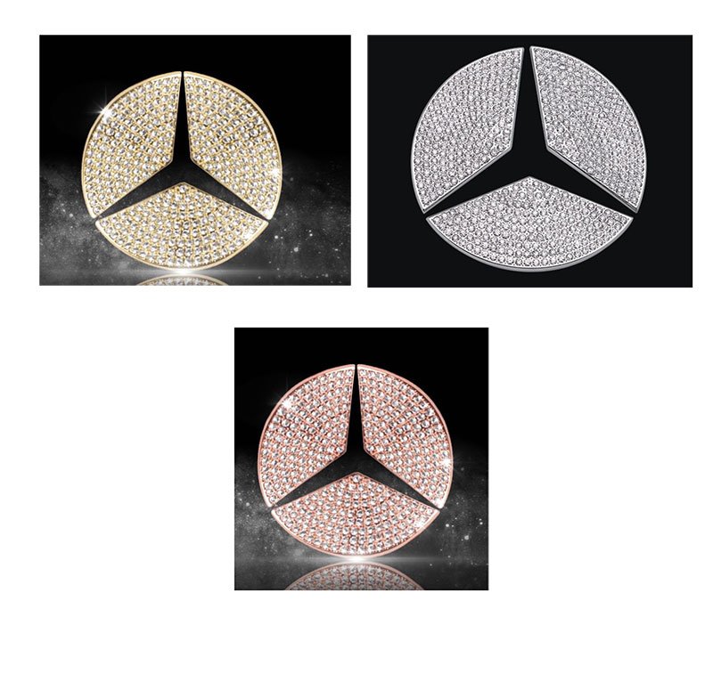 sadsadas Accessory to decorate the rear Mercedes logo For Mercedes New C Class 2016-2019 - Image 1