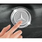 Engine start button cover and frame suitable for Mercedes cars - QR100
