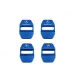 Cover Lock car door For Mercedes C Class 2008-2014 ( 4 Pieces) / Blue Color