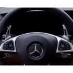 Cover Steering wheel paddles are compatible with Mercedes with shift paddles From Model 2015 To 2021 / Grey Color