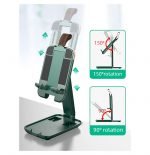 Desktop Foldable Stand For Mobile and Tablet - Z1 - Green - Image 9