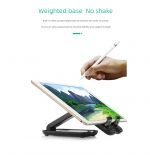 Desktop Foldable Stand For Mobile and Tablet - Z1 - Green - Image 3