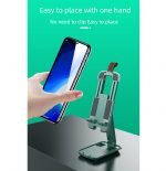 Desktop Foldable Stand For Mobile and Tablet - Z1 - Green - Image 5