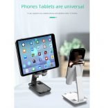 Desktop Foldable Stand For Mobile and Tablet - Z1 - Green - Image 6