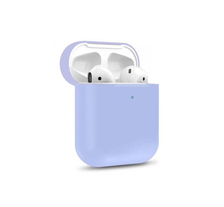dfhhffydj (4) Silicone Protective Case for AirPods Light Blue Color - Image 1