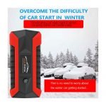Power Bank Multi-use 99800 mAh  with car air blower featuring 4 USB ports for charging devices / Black X Red color - Image 3