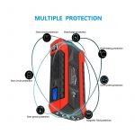Power Bank Multi-use 99800 mAh  with car air blower featuring 4 USB ports for charging devices / Black X Red color - Image 4