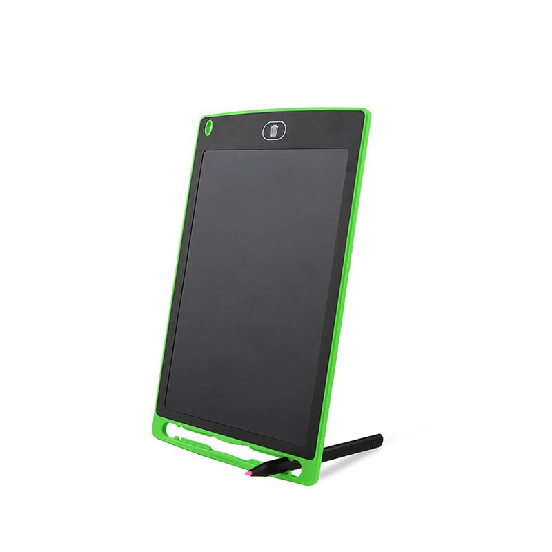 6ce4d143-2a6b-4db7-b59e-12386e4e6760 LCD Electronic Drawing & Writing Digital Board 12 Inch With One Click & Self Erase Pen / Green Color - Image 1