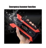 Power Bank Multi-use 99800 mAh  with car air blower featuring 4 USB ports for charging devices / Black X Red color - Image 10
