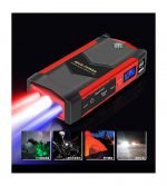 Power Bank 82800 mAh Multi-use with car air blower featuring 4 USB outputs for charging devices / Black X Red color JX19-TM19