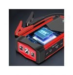 Power Bank 82800 mAh Multi-use with car air blower featuring 4 USB outputs for charging devices / Black X Red color JX19-TM19 - Image 4