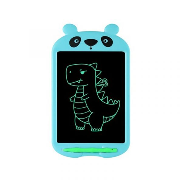 LCD Electronic Drawing & Writing Digital Board 8.5 Inch With One Click & Self Erase Pen / Sky Blue Color