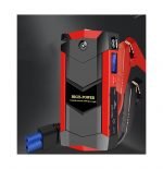 Power Bank 82800 mAh Multi-use with car air blower featuring 4 USB outputs for charging devices / Black X Red color JX19-TM19 - Image 5