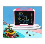 ⁦سبورة رقمية الكترونية للرسم والكتابة بشاشة ال سي دي 20 انش مع قلم ومسح ذاتي بضغطة واحده / لون وردي⁩ - الصورة ⁦2⁩