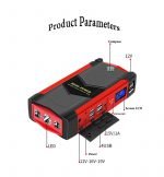 Power Bank 82800 mAh Multi-use with car air blower featuring 4 USB outputs for charging devices / Black X Red color JX19-TM19 - Image 6