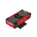 Power Bank 82800 mAh Multi-use with car air blower featuring 4 USB outputs for charging devices / Black X Red color JX19-TM19 - Image 9