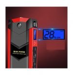 Power Bank 82800 mAh Multi-use with car air blower featuring 4 USB outputs for charging devices / Black X Red color JX19-TM19 - Image 2