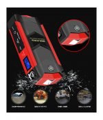 Power Bank 82800 mAh Multi-use with car air blower featuring 4 USB outputs for charging devices / Black X Red color JX19-TM19 - Image 10