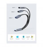 ⁦Airsky محول من يو اس بي سي الي يو اس بي + قارئ بطاقات / HC-09C⁩ - الصورة ⁦9⁩