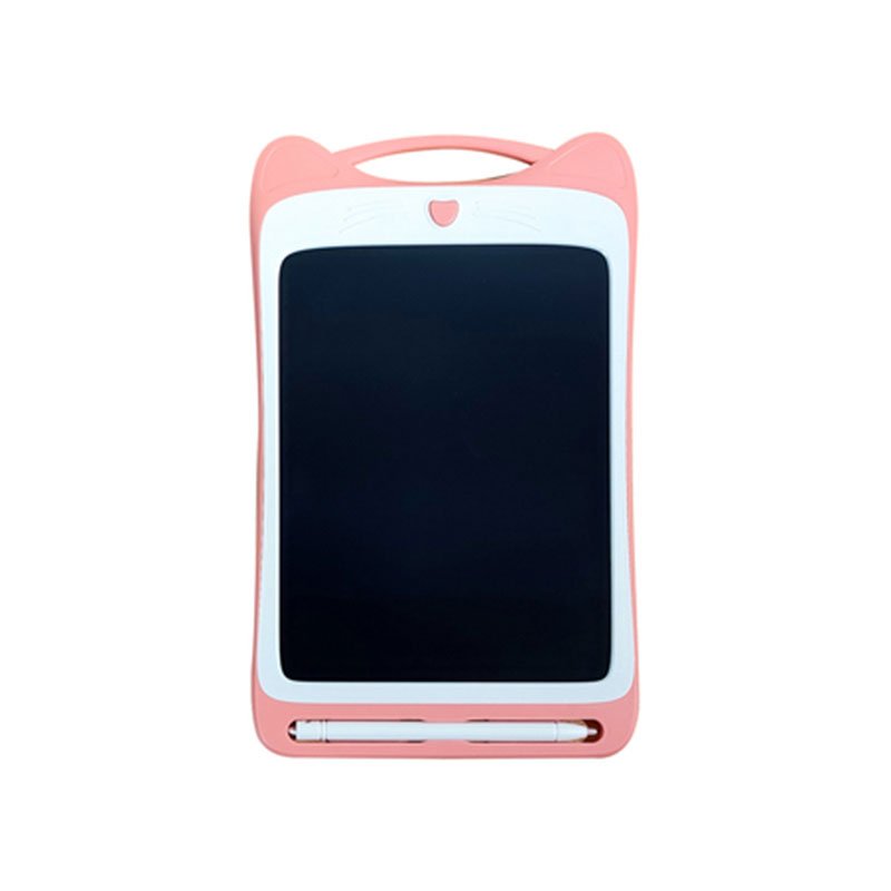 PINK LCD Electronic Drawing & Writing Digital Board 12 Inch With One Click & Self Erase Pen - CR2033 / Pink Color - Image 1