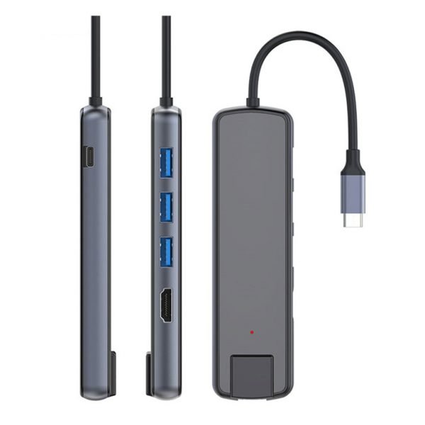 AIRSKY USB C Multifunction 6 in 1 HDTV Adapter / HC-090