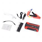 Power Bank Multi-use 99800 mAh  with car air blower featuring 4 USB ports for charging devices / Black X Red color - Image 17