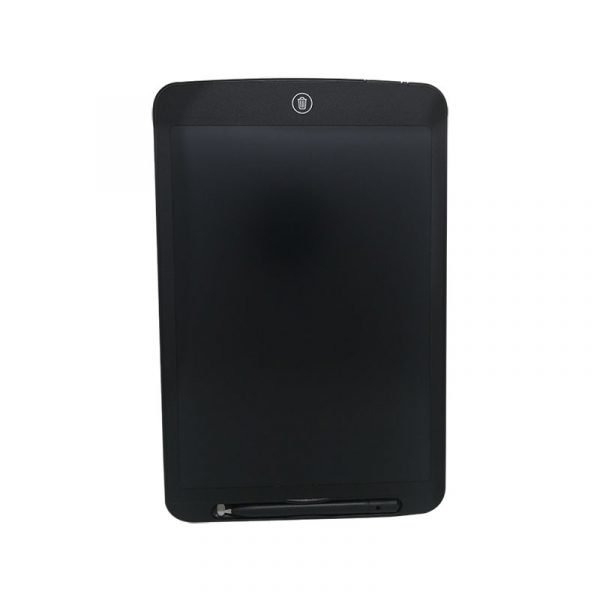 LCD Electronic Drawing & Writing Digital Board 12 Inch With One Click & Self Erase Pen - CR2039 / Black Color