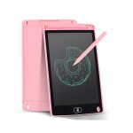 LCD Electronic Drawing & Writing Digital Board 12 Inch With One Click & Self Erase Pen / Pink Color - Image 2