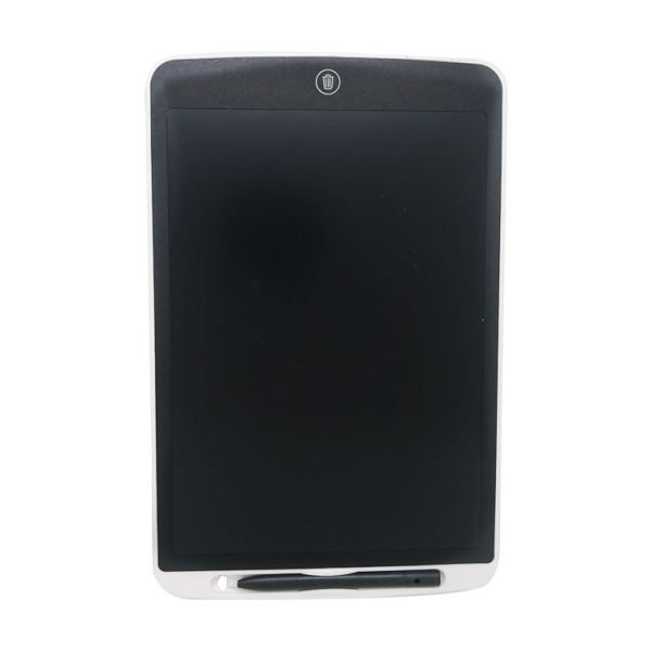LCD Electronic Drawing & Writing Digital Board 12 Inch With One Click & Self Erase Pen - CR2039 / White Color