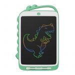 LCD Electronic Drawing & Writing Digital Board 10 Inch With One Click & Self Erase Pen - CR2034 / Light Green Color